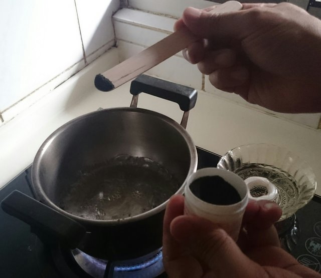 麻線染色