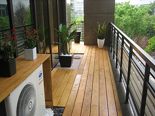 渣打銀行陽台綠美化