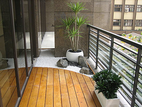 渣打銀行陽台綠美化